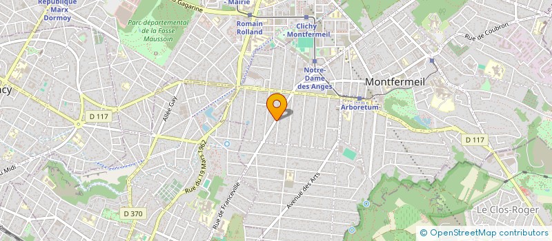localisation de l'entreprise CELVA - SABRY à MONTFERMEIL
