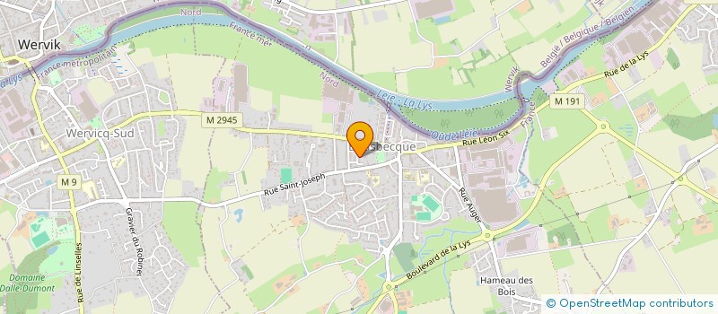 localisation de l'entreprise CELVAL  BOUSBECQUE