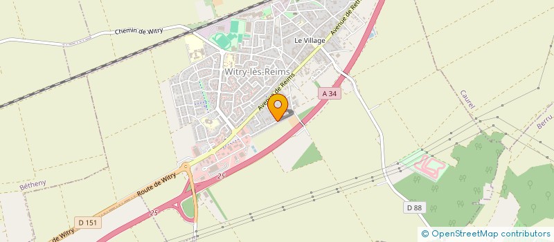 localisation de l'entreprise CELWIL  WITRY-LES-REIMS