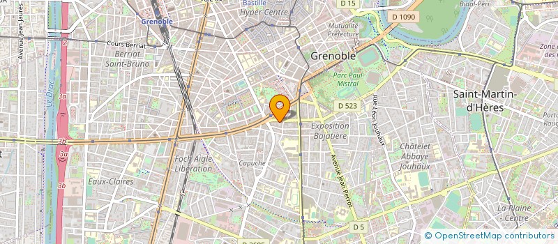 localisation de l'entreprise CELY CHAUSSURES  GRENOBLE