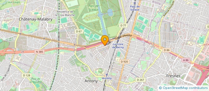 localisation de l'entreprise CELYA COMPTA à ANTONY