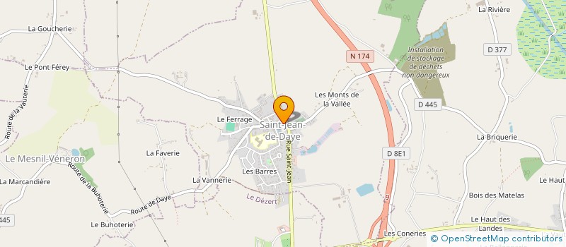 localisation de l'entreprise CELYDAN  SAINT-JEAN-DE-DAYE