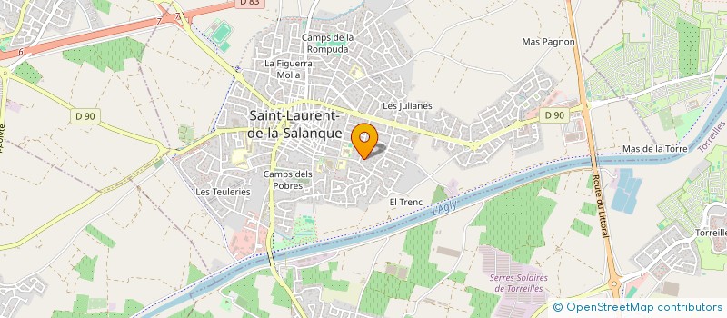 localisation de l'entreprise CELYMARJO à SAINT-LAURENT-DE-LA-SALANQUE