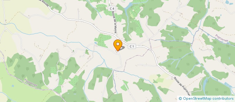 localisation de l'entreprise CELYN'RIC AJD  PUYCORNET