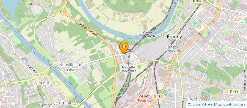 localisation de l'entreprise CELYO à NEUVILLE-SUR-OISE