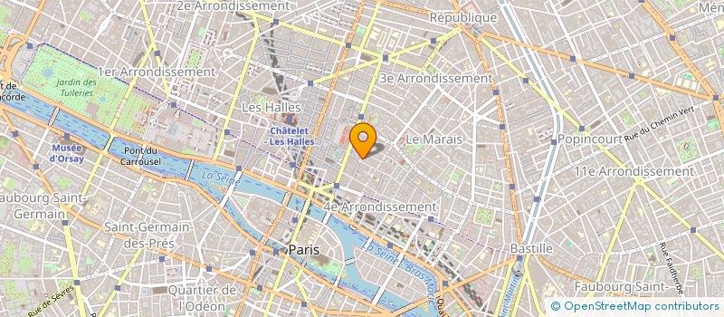 localisation de l'entreprise CELYSA FRANCE à PARIS