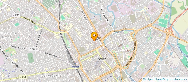 localisation de l'entreprise CEM 3 à TROYES