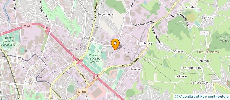 localisation de l'entreprise CEM à SAINT-ETIENNE