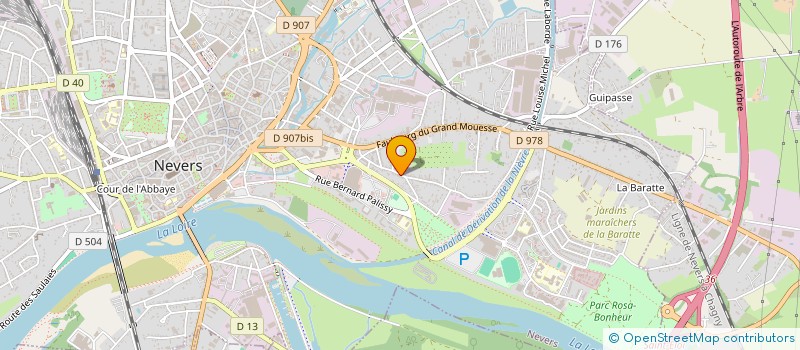 localisation de l'entreprise CEM à NEVERS