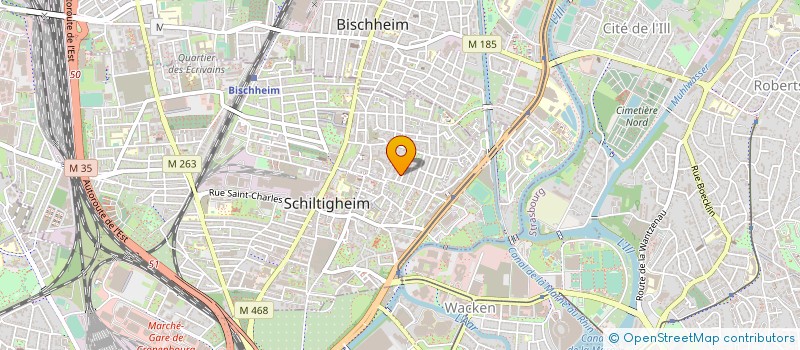 localisation de l'entreprise CEM  SCHILTIGHEIM