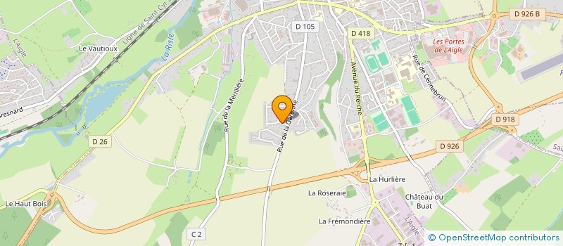 localisation de l'entreprise CEM à L'AIGLE