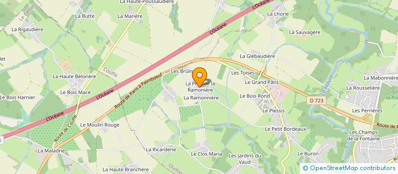 localisation de l'entreprise CEM  OUDON