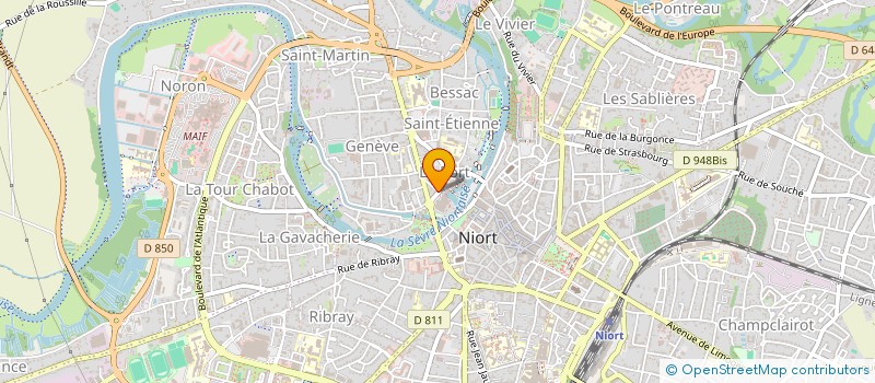 localisation de l'entreprise CEM à NIORT