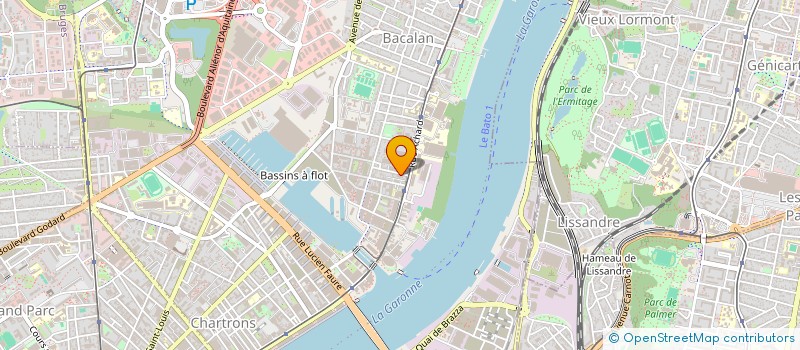 localisation de l'entreprise CEM  BORDEAUX