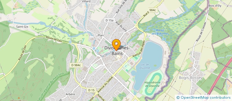 localisation de l'entreprise CEM  DIVONNE-LES-BAINS