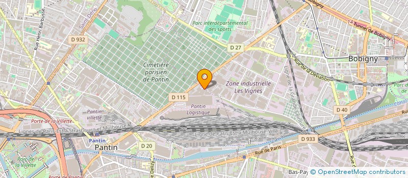 localisation de l'entreprise CEM BATIMENT à BOBIGNY