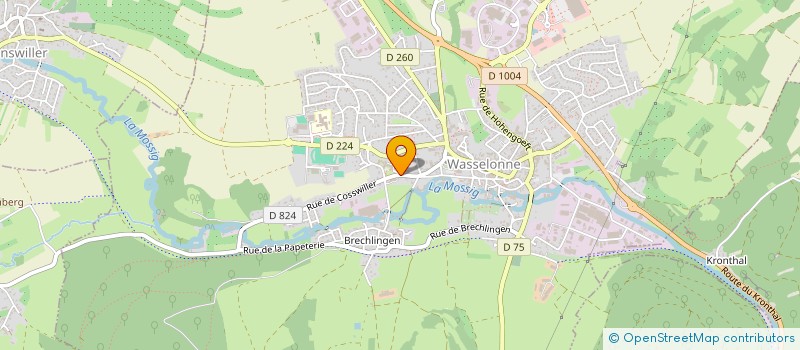 localisation de l'entreprise CEM COUVERTURE ZINGUERIE à WASSELONNE
