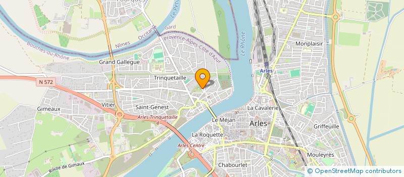 localisation de l'entreprise CEM EVALUATIONS à ARLES
