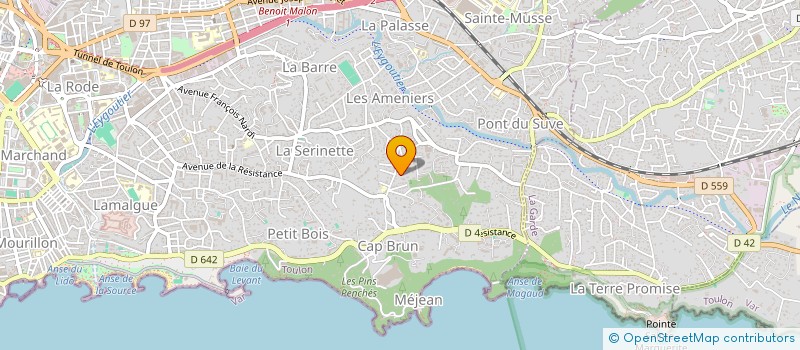 localisation de l'entreprise CEM-FP à TOULON