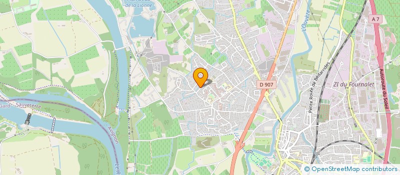 localisation de l'entreprise CEM HABITATIONS  SORGUES