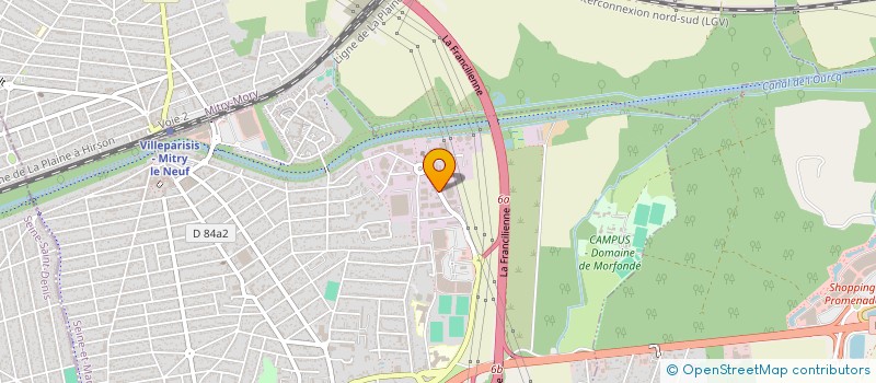 localisation de l'entreprise CEM TP à VILLEPARISIS