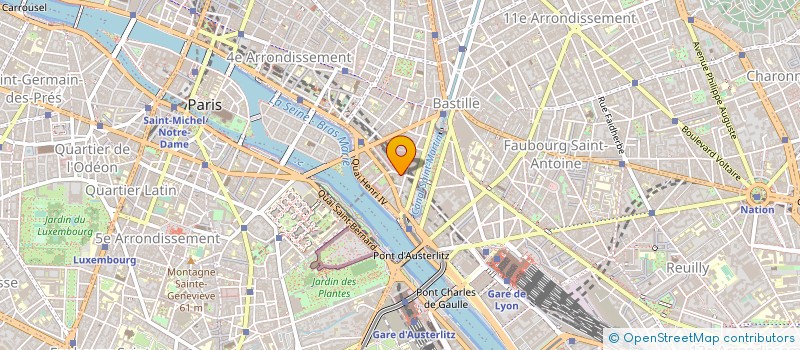 localisation de l'entreprise CEM TRANSPORT à PARIS