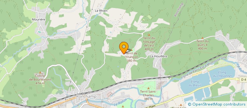localisation de l'entreprise CEM-VIVANT à RONCHAMP