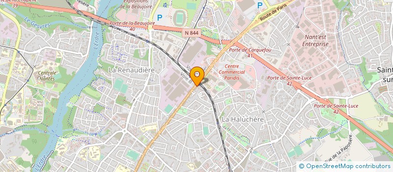 localisation de l'entreprise CEM2I à NANTES