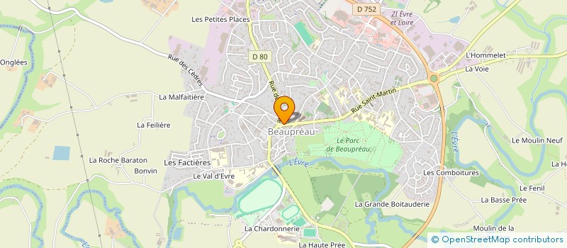localisation de l'entreprise CEMA à BEAUPREAU-EN-MAUGES