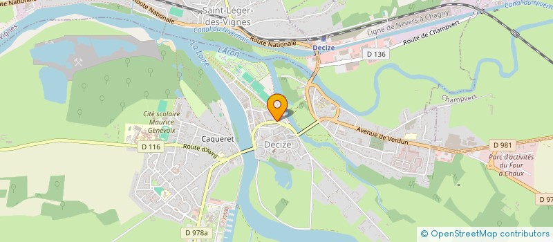 localisation de l'entreprise CEMA à DECIZE