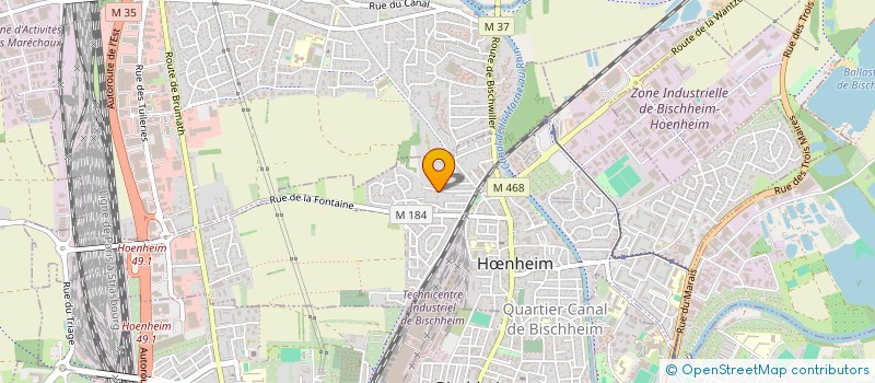 localisation de l'entreprise CEMA  HNHEIM