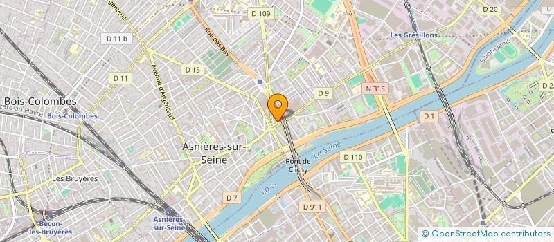 localisation de l'entreprise CEMA à GENNEVILLIERS