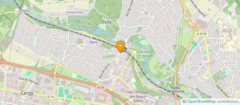 localisation de l'entreprise CEMA 95 SARL à OSNY