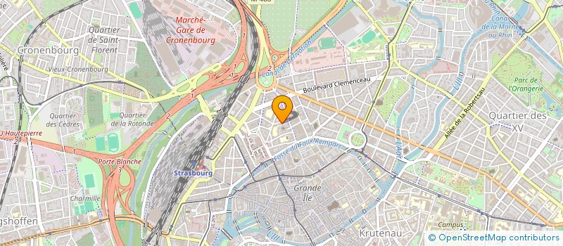 localisation de l'entreprise CEMA CIGOGNES IMMOBILIER  STRASBOURG