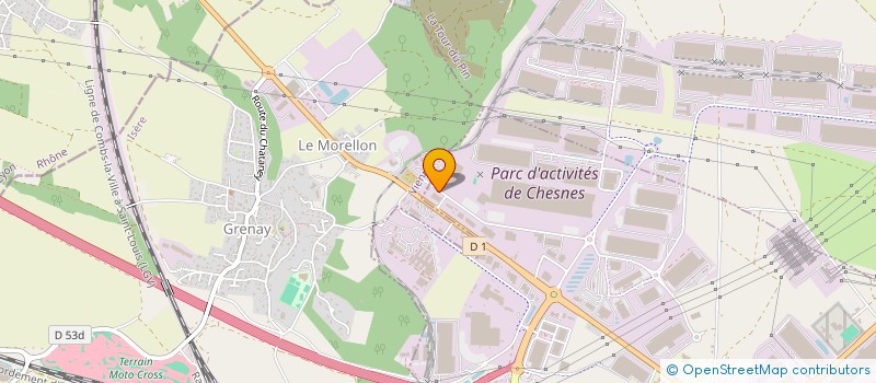 localisation de l'entreprise CEMA-DISTRIBUTION  SAINT-QUENTIN-FALLAVIER