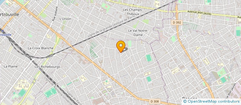 localisation de l'entreprise CEMA EXP  NANTERRE