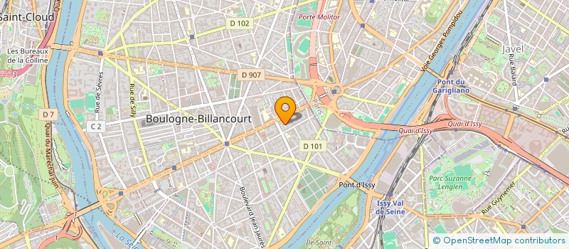 localisation de l'entreprise CEMA IMMO à BOULOGNE-BILLANCOURT