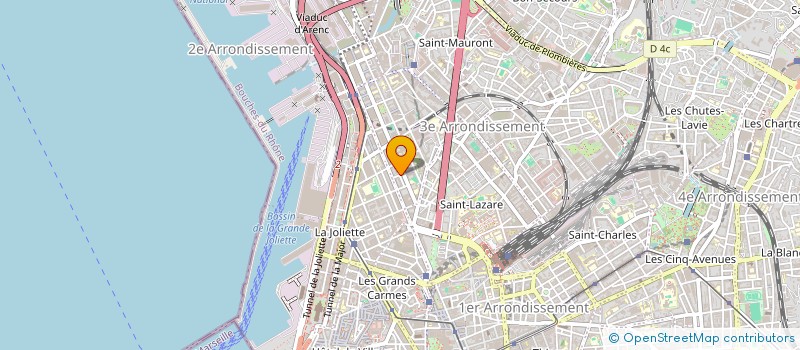 localisation de l'entreprise CEMA SCI  MARSEILLE 3EME