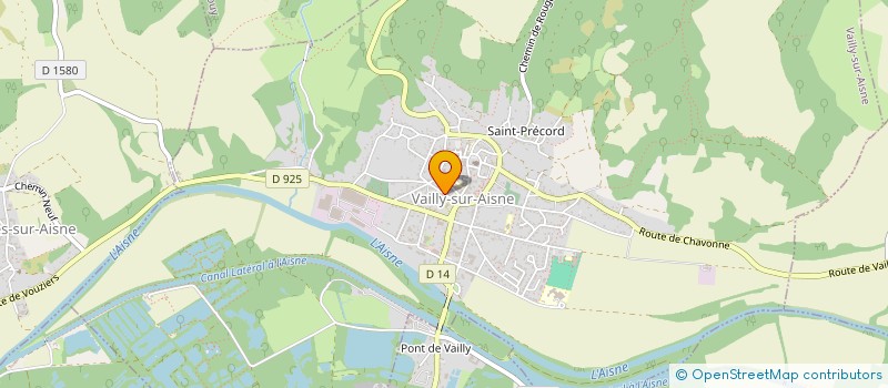 localisation de l'entreprise CEMAB  VAILLY-SUR-AISNE