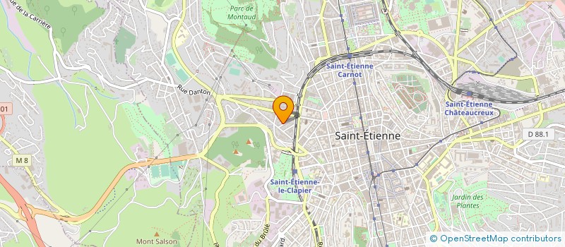 localisation de l'entreprise CEMAC DIFFUSION à SAINT-ETIENNE