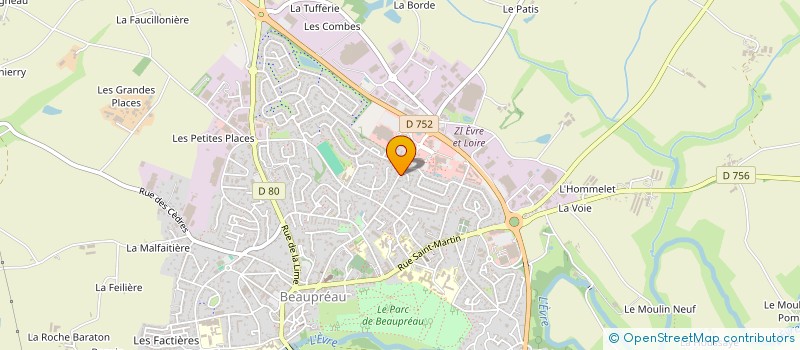 localisation de l'entreprise CEMADIS à BEAUPREAU-EN-MAUGES