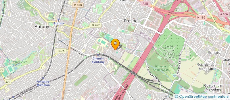 localisation de l'entreprise CEMAGREF PARTICIPATIONS à ANTONY