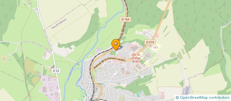 localisation de l'entreprise CEMAH à NEUFCHATEAU