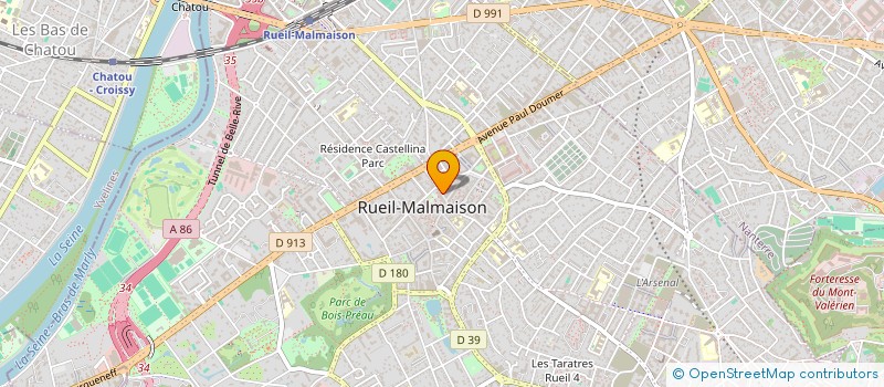 localisation de l'entreprise CEMAJE à RUEIL-MALMAISON