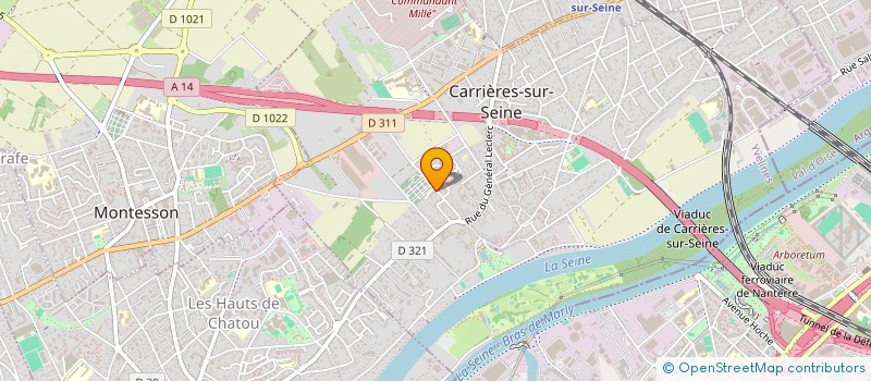 localisation de l'entreprise CEMAJE  CARRIERES-SUR-SEINE