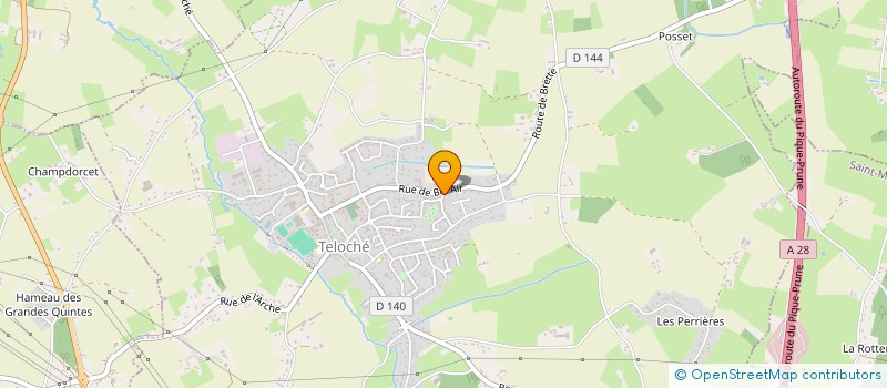 localisation de l'entreprise CEMALO  TELOCHE