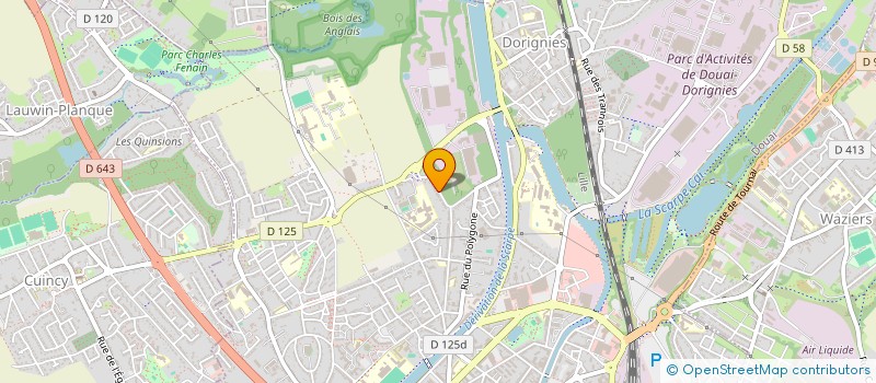 localisation de l'entreprise CEMAMA à DOUAI