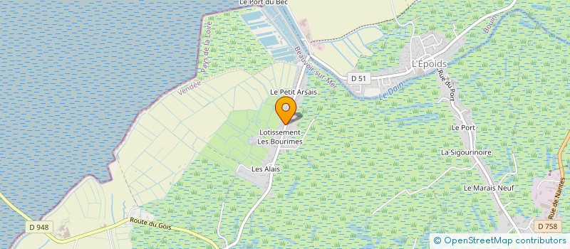 localisation de l'entreprise CEMANADE  BEAUVOIR-SUR-MER