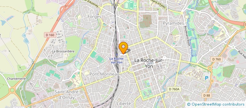 localisation de l'entreprise CEMAP à LA ROCHE-SUR-YON
