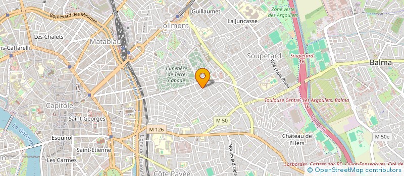 localisation de l'entreprise CEMAP GESTION  TOULOUSE